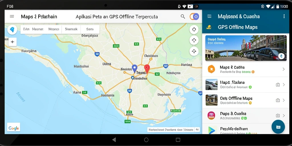 Antarmuka aplikasi F08 yang mudah dipahami dan fungsional.