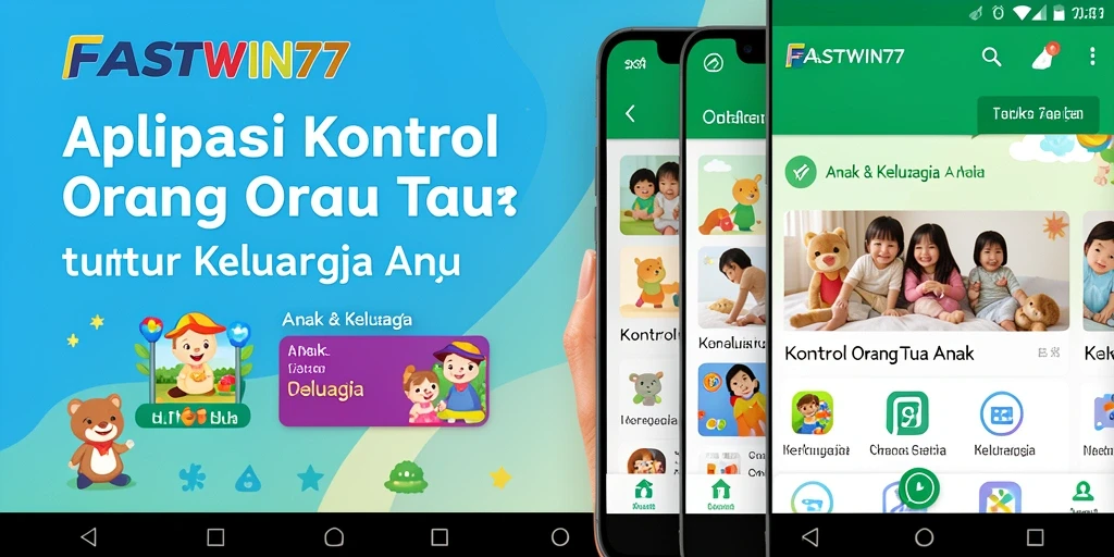 Tampilan antarmuka FASTWIN77 yang ramah pengguna untuk Kontrol Orang Tua.