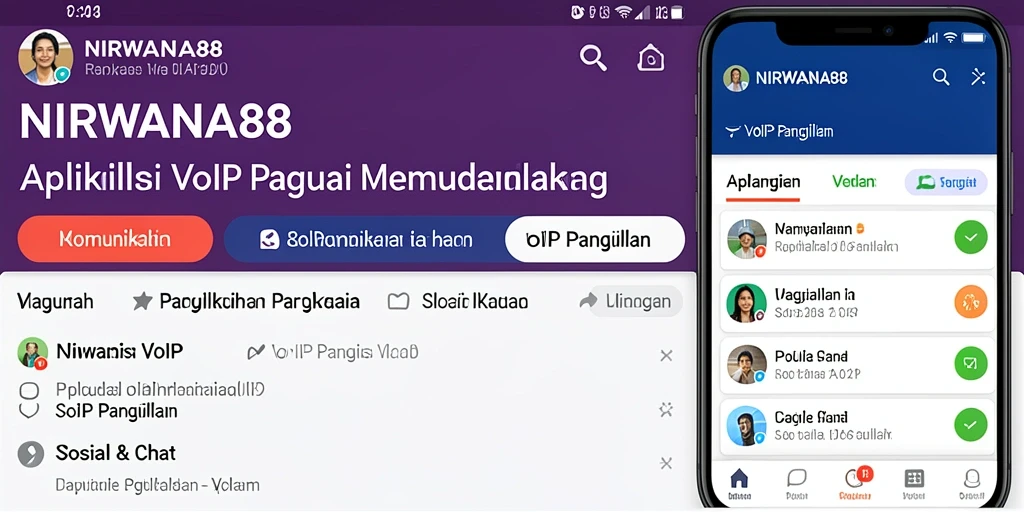 Antarmuka NIRWANA88 yang menarik dan fungsional untuk VoIP Panggilan.