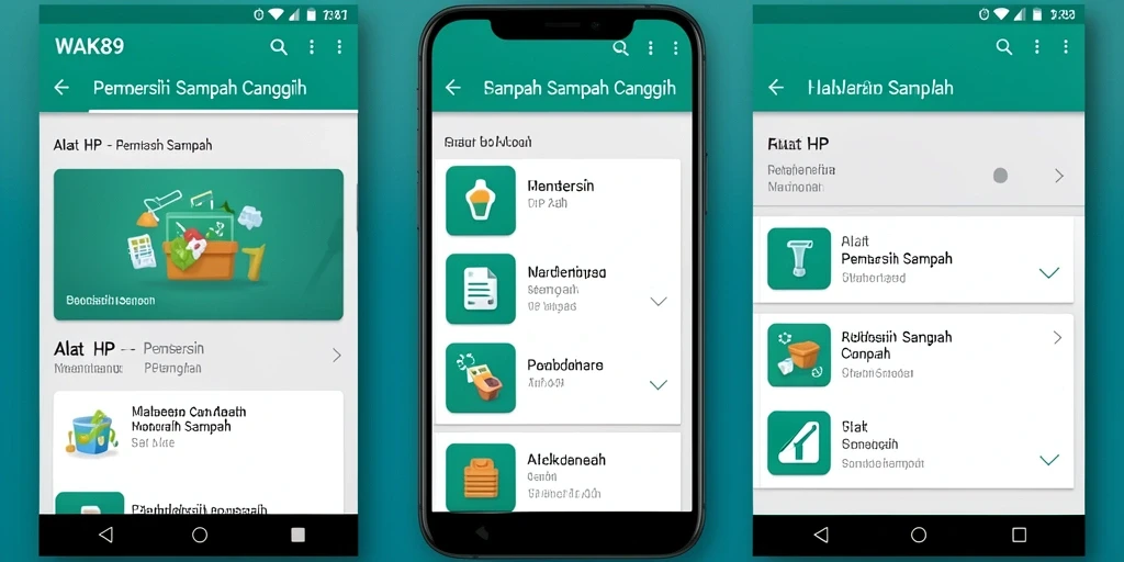 Tampilan antarmuka WAK89 yang sederhana dan mudah digunakan.